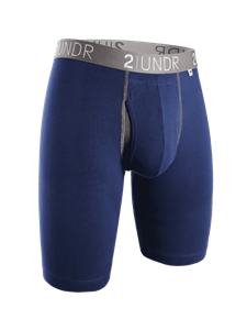 Navy 9 Inch Swing Shift Long Leg Underwear, 2Undr Long Leg Underwear