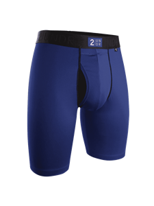 Navy 9 Inch Power Shift Long Leg Underwear | 2Undr Long Leg Underwear | Sam's Tailoring Fine Men Clothing