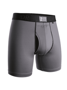 Cool Grey Power Shift 6 Inch Brief Boxer | 2Undr Boxer Brief | Sam's Tailoring Fine Men Clothing