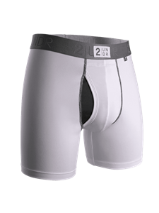 White Power Shift 6 Inch Brief Boxer | 2Undr Boxer Brief | Sam's Tailoring Fine Men Clothing