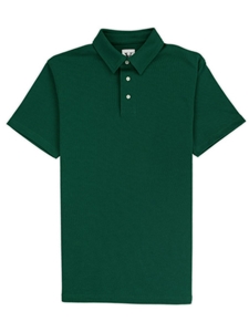 Forest Green Lightweight Pique Straight Collar Pioneer Polo | Vastrm Polo Shirts | Sam's Tailoring Fine Men Clothing