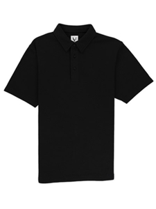 Black Comfort Pique Men's Rosewood Polo | Vastrm Polo Shirts | Sam's Tailoring Fine Men Clothing