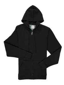 Black Comfort Pique Fabric Men's PK Hoodie | Vastrm Pullovers Collection | Sam's Tailoring Fine Men Clothing