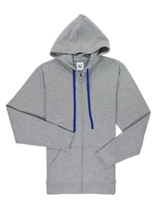 Heather Grey Comfort Pique Fabric PK Hoodie | Vastrm Pullovers Collection | Sam's Tailoring Fine Men Clothing