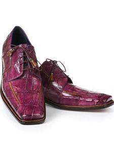 Orchid/Mustard Prince Alligator Men's Dress Shoe | Mauri Dress Shoes | Sam's Tailoring Fine Men's Shoes