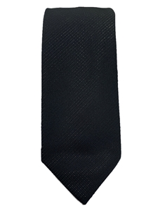 Black On Black Tone Sartorial Silk Tie | Italo Ferretti Ties Collection | Sam's Tailoring Fine Men's Clothing