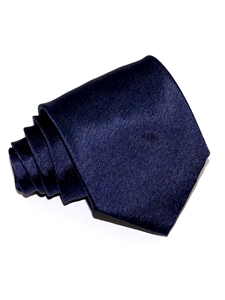 Refined Navy Blue Woven Men's Silk Tie | Italo Ferretti Ties Collection | Sam's Tailoring Fine Men's Clothing