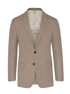 Warm Stone Honey Wool Cashmere Jacket | Hickey Freeman Sport Coat | Sam's Tailoring Fine Men Clothing