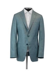 Mint Green Silk Weightless Men's Jacket | Hickey Freeman Sport Coat | Sam's Tailoring Fine Men Clothing