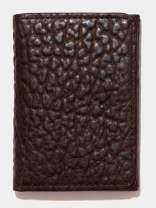 Brown Tri-Fold Wallet | Vintage Bison Wallets | Sam's Tailoring Fine Men Clothing