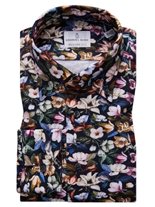 Floral Pattern Button Down Collar Bellagio Shirt | Causal Shirts Collection | Sam's Tailoring Fine Men's Clothing