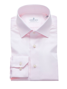 Pink Spread Collar Modern Fit Dress Shirt | Business Shirts Collection | Sam's Tailoring Fine Men's Clothing
