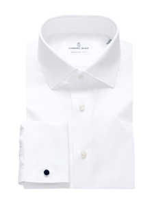 White French Cuffs Modern Fit Dress Shirt | Business Shirts Collection | Sam's Tailoring Fine Men's Clothing