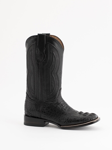 Black Caiman Crocodile Vamp Dakota Boot | Ferrini Men Boots | Sam's Tailoring Fine Men Clothing