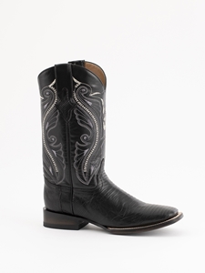 Black Exotic Teju Lizard Vamp Taylor Boot | Ferrini Men Boots | Sam's Tailoring Fine Men Clothing