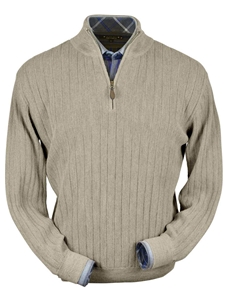 Sand Heater Baby Alpaca Hal-Zip Sweater | Peru Unlimited Half Zip Sweaters | Sam's Tailoring Fine Men's Clothing