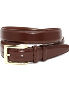 Tan Antigua Leather Tanned Cowhide Men's Belt | Torino Leather Dressy Belts | Sam's Tailoring Fine Men Clothing