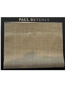 Tan Gingham Print Wool Men's Custom Suit | Paul Betenly Custom Suits | Sam's Tailoring Fine Men's Clothing