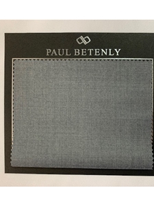 Charcoal Solid Wool Men's Custom Suit | Paul Betenly Custom Suits | Sam's Tailoring Fine Men's Clothing