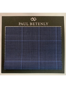 Blue With Sky Check Custom Suit | Paul Betenly Custom Suits | Sam's Tailoring Fine Men's Clothing