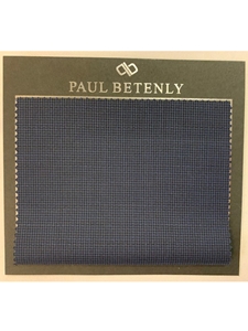 Black & Blue Geometric Print Custom Suit | Paul Betenly Custom Suit | Sam's Tailoring Fine Men's Clothing