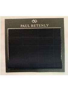 Black With Blue Plaid Men's Custom Suit | Paul Betenly Custom Suit | Sam's Tailoring Fine Men's Clothing