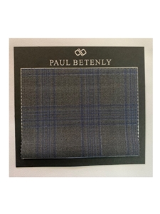 Green & Blue Windowpane Custom Suit | Paul Betenly Custom Suit | Sam's Tailoring Fine Men's Clothing
