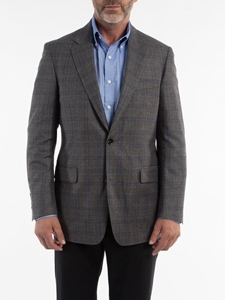 Light Grey Signature Wool Check Men's Sport Coat | Bobby Jones Sport Coats Collection | Sams Tailoring Fine Men's Clothing