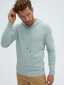 Almond Green Natural Fibers Soft Feel Hoodie | Stone Rose Sweaters Collection | Sams Tailoring Fine Men Clothing