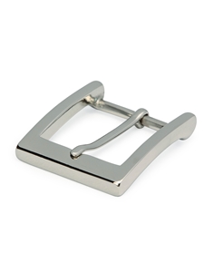 Square Shiny Nickel Buckle | W.Kleinberg Buckles Collection | Sam's Tailoring Fine Men's Clothing
