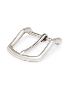 Rounded Brushed Nickel Buckle | W.Kleinberg Buckles Collection | Sam's Tailoring Fine Men's Clothing
