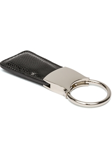 Black Lizard Twist Key Fob | W.Kleinberg Small Leather Goods | Sam's Tailoring Fine Men's Clothing