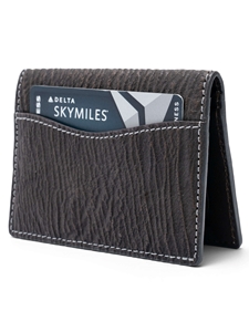 Black Shark Credit Card ID Case | W.Kleinberg Small Leather Goods | Sam's Tailoring Fine Men's Clothing