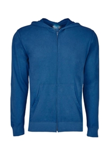 Indigo Brushed Super Soft Cotton Hoodie | Georg Roth Sweaters & Hoodies | Sam's Tailoring Fine Men Clothing