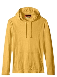 Yellow Pullover Cotton Mens Hoodie  | Georg Roth Sweaters & Hoodies | Sam's Tailoring Fine Men Clothing