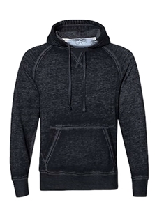 Black Burn Out Fleece Pullover Hoodie  | Georg Roth Sweaters & Hoodies | Sam's Tailoring Fine Men Clothing