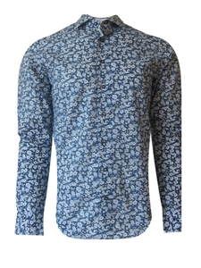 Lawrence Fantansy Floral Long Sleeves Shirt | Georg Roth Shirts Collection | Sam's Tailoring Fine Mens Clothing