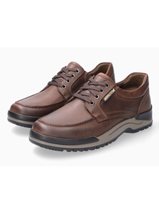 Dark Brown Soft Air Leather Lining Nubuck Shoe | Mephisto Casual Shoe Collection | Sam's Tailoring Fine Men Clothing