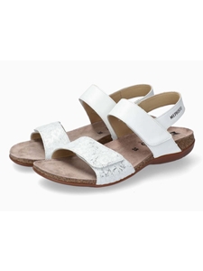 White Full Grain Leather Lining Women's Sandal | Women Cork Footbed Sandals | Sam's Tailoring Fine Men's Clothing