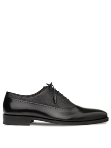 Black Calfskin Postdam Lace Ups Bal Men's Oxford | Mezlan Men's Metro Shoes | Sam's Tailoring Fine Men's Clothing