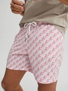 Pink Flamingo Swim Short | Stone Rose Shorts Collection | Sam's Tailoring Fine Men Clothing