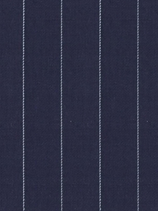 Navy With White Stripe Custom Suit | Hart Schaffner Marx Custom Suits | Sam's Tailoring Fine Men's Clothing