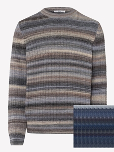 Night Distinctive Texture Men's Pullover | Brax Men's Sweaters Collection | Sam's Tailoring Fine Men Clothing