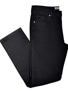 Black Marcello Comfort Washed Mens Denim | Marcello Pants & Denim Collection | Sam's Tailoring Fine Men's Clothing