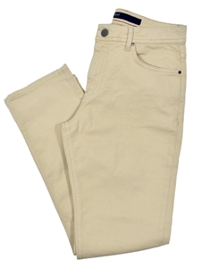 Tan Marcello Comfort Washed Mens Denim | Marcello Pants & Denim Collection | Sam's Tailoring Fine Men's Clothing