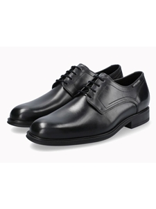 Black Detachable Insole Leather Lining Dress Shoe | Mephisto Dress Shoes Collection | Sams Tailoring Fine Men's Clothing