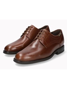 Dark Brown Detachable Insole Leather Lining Dress Shoe | Mephisto Dress Shoes Collection | Sams Tailoring Fine Men's Clothing