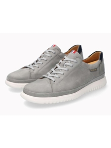 Light Grey Nubuk Leather Shock Absorber Laces Shoe | Mephisto Men's Shoes Collection  | Sam's Tailoring Fine Men Clothing