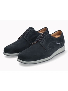 Blue Velvet Leather Textile Lining Air Relax Men Shoe | Mephisto Men's Shoes Collection  | Sam's Tailoring Fine Men Clothing