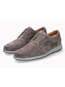 Dark Grey Velvet Leather Textile Lining Air Relax Shoe | Mephisto Men's Shoes Collection  | Sam's Tailoring Fine Men Clothing